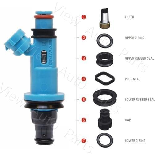 Free Shipping 100 sets Fuel Injector Repair & Service Kits For Toyota-Lexus 3.0L V6 OEM 23250-46090 23250-0A010 VD-RK-0204-05