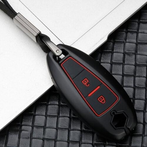 Zinc alloy+Silicone Car Remote Car Key Case Cover For Suzuki Vitara Ignis Kizashi SX4 Baleno Ertiga Swift Liana S-Cross Samurai