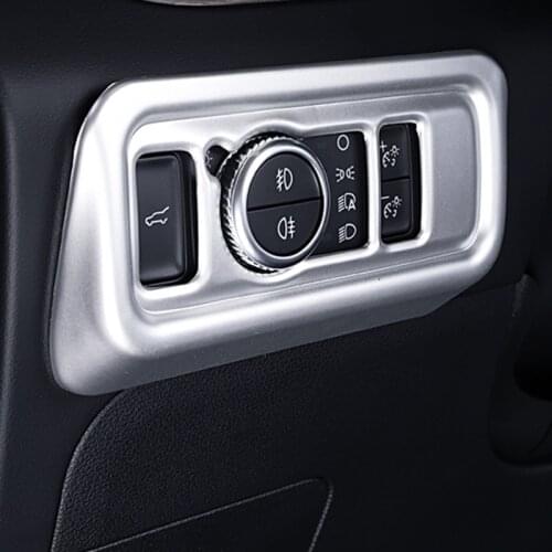 For Ford Explorer U625 2020 2021 CHeadlight Switch Buttons Controller Panel Frame Cover Trim Car Styling