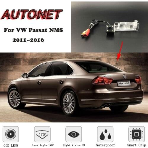 AUTONET Backup Rear View camera For Volkswagen VW Passat NMS 2011~2016 Night Vision/license plate camera/parking Camera