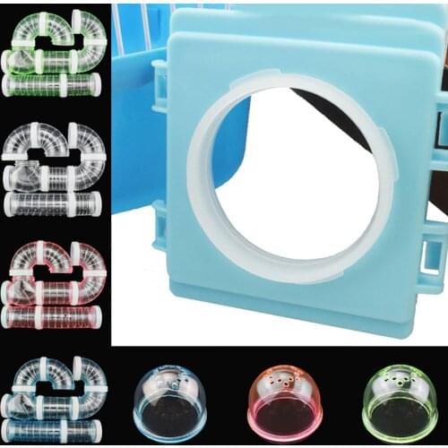 Small Hamster Cage Fittings External Pipe Mouth Baffle Hamsters Toy Plate