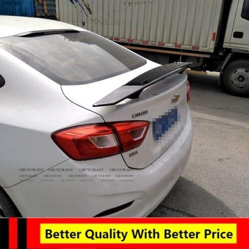Car Lip Spoiler Universal For All Sedan Car ABS Plasitc Primer Color Rear Trunk Tail Wing For CRUZE Sedan2016-2020