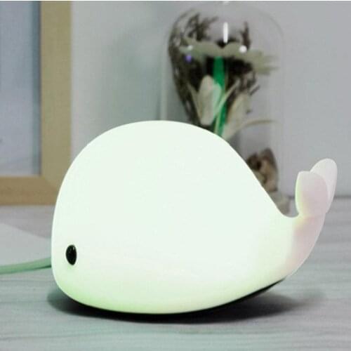 Cute Dolphin Smiley Night Lights Childrens Bedroom Decor Mini LED Bulb Drop shipping
