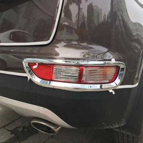 For Kia Sportage 4 QL 2016 2017 2018 ABS Chrome Exterior Rear Fog Lamp Light Cover Trims Molding Garnish Accessories