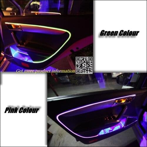 NOVOVISU For Proton Gen-2 Gen 2 interior Ambient Light Atmosphere Fiber Optic Band Lights Inside Door Panel illumination Tuning