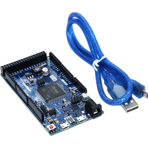 TTGO Microcontroller Board for Atmel SAM3X8E CPU Cortex-M3 Core for Arduino DUE 2012 R3 with USB Cable