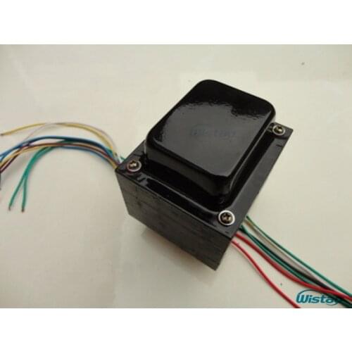 IWISTAO Tube Amp Power transformer 185W 290V-0-290V 5V 3.15V-0-3.15V Silicon Steel Sheets Oxygen-free Copper Wire HIFI Audio DIY