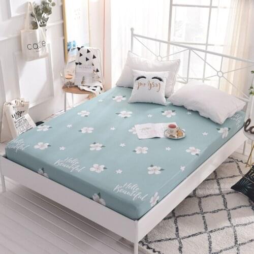 100% Cotton Soft Fitted sheet With Elastic Band solid Bed Sheet Cover-Wrinkle,Fade,Stain and Abrasion Resistant Sheets