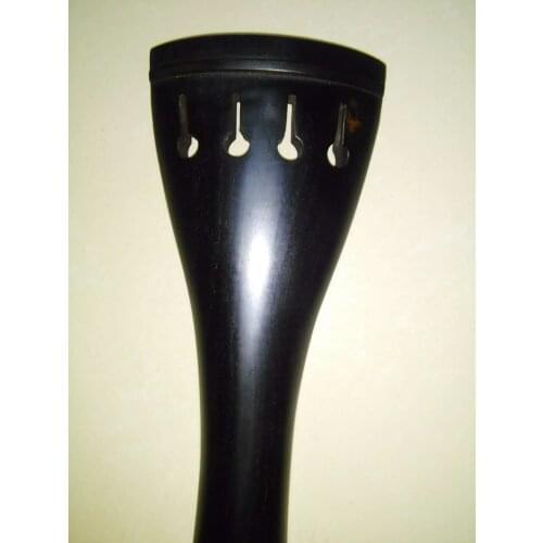 2 PCs Double Bass Tail Piece 3/4 ebony tail piece black ebony double bass parts