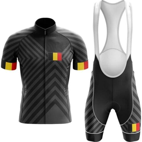 2020 laser cut Belgium bike wear cycling jersey men bike shorts 20D gel quick dry short sleeve conjunto ciclismo hombre verano