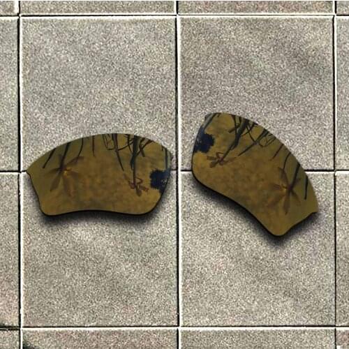 Bronze Gold Polarized Sunglasses Replacement Lens for-Oakley Half Jacket XLJ Frame 100% UV Protection Good Fitness