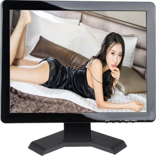 H17 TFT Color Lcd Monitor 1280*1024 Kiosk Lcd Monitor 4:3 HDMI 12V DC Lcd Monitor with AV/BNC/VGA/HDMI/USB Interface