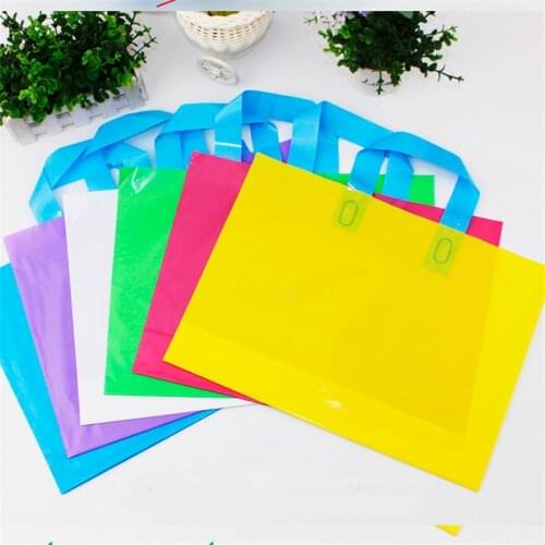 Custom Packaging Bags Customized Plastic Bags with Logo Print Shopping Garment Bag9.8"*7.8"*4"(25x20+10cm)