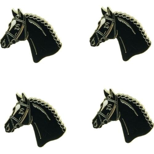 JSYPIN Black Brooches For Clothes
