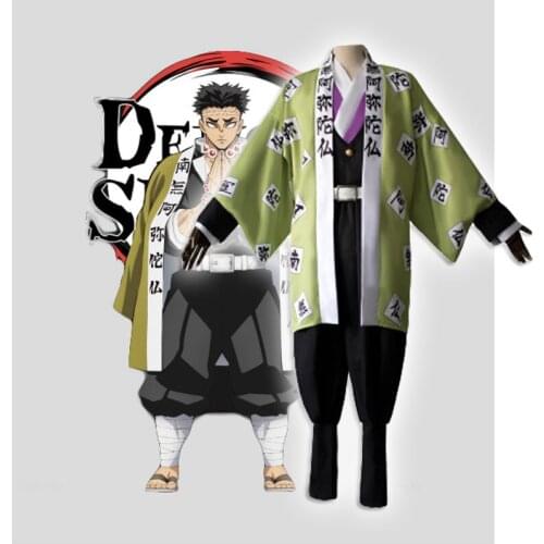 Kimetsu no Yaiba Demon Slayer Cosplay Costume Himejima Kyoumei Nezuko Agatsuma Zenitsu Tomioka Giyuu Muzan Cosplay anime