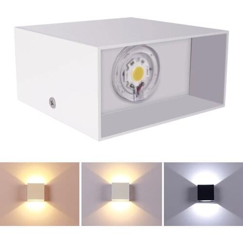 Indoor Wall Lamp 6W LED Wall Light Aisle Stair Decorate Lighting Fixture Bedroom Bedside Lamp Modern Home Sconce AC110V/220V