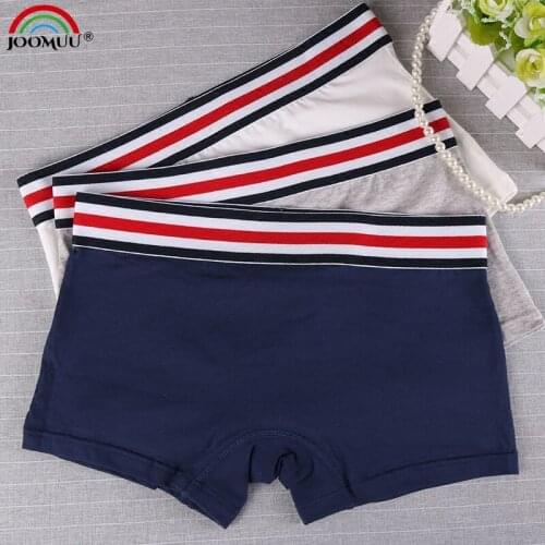 Pure color breathable underwear, comfortable cotton underwear, neutral wind of female boxer