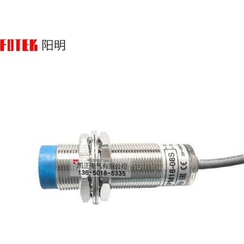Genuine FOTEK Taiwan PM18-08S proximity switch metal sensor sensor AC AC220V detection distance 8mm SCR output