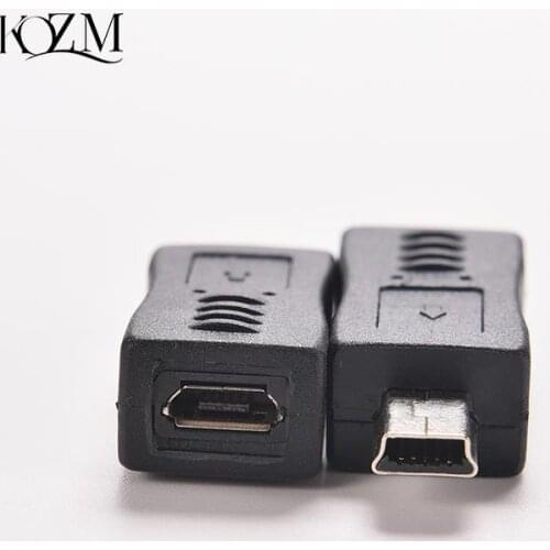 Micro USB Female to Mini USB Male Adapter Connector Converter Adaptor for Mobile Phones MP3