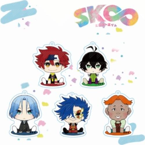 SK8 The Infinity Keychain Fans Collection Anime Q Version Figures Langa Hasegawa MIYA Reki Kyan Acrylic Two Side Pendant Keyring