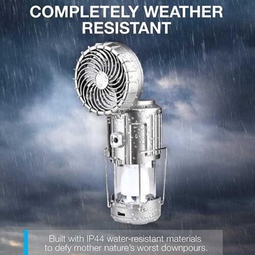 6 in 1 Outdoor Lamp Camping Lantern with Fan Power Bank Rechargeable Bulb Tent Light for Camping Home Dropshipping