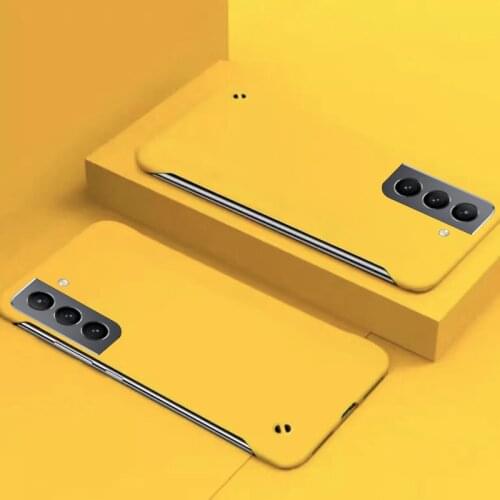 For Samsung galaxy S21Ultra Case Ultra Thin Matte frameless Cover For Galaxy S21 S20 S10 Note 20 10 Plus A50 A70 Case Shockproof