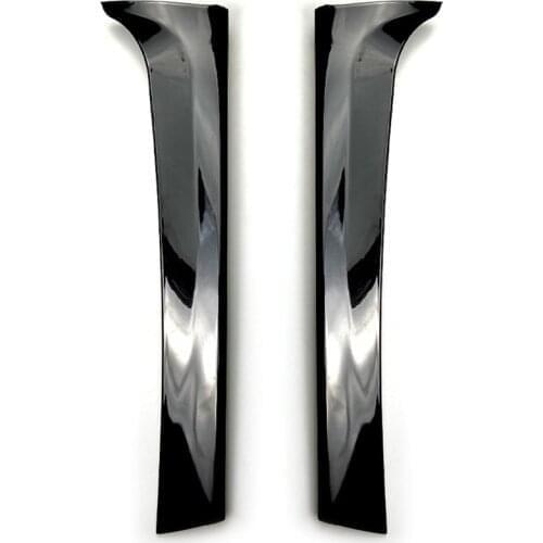 Back Window Rear Spoiler Side Wing Splitter Trim for Tiguan MK2 Gloss Black 2Pcs