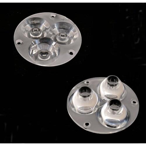 15/30/45/60 Degree 3 in 1 Diameter 50mm 3W High temperature resistance Waterproof LED LENS