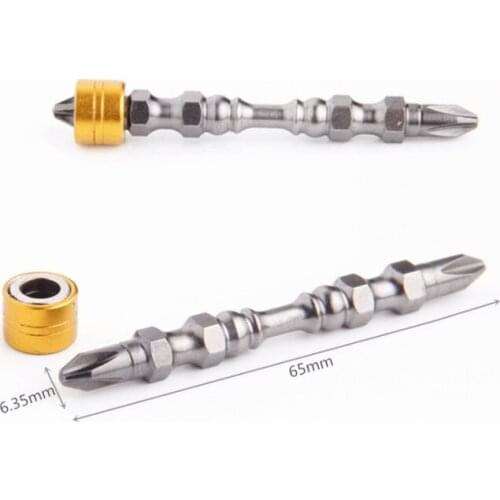 200PCS Magnetic Bit Set 65mm Phillips Electronic Screwdriver Bits Double Head For Drywall Screws