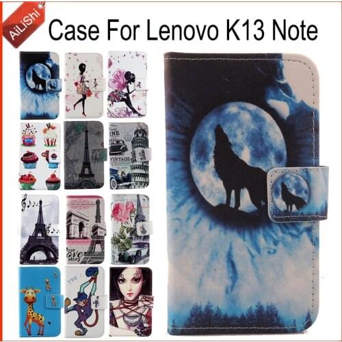 AiLiShi Case For Lenovo K13 Note Luxury Flip PU Painted Leather Case Lenovo Exclusive 100% Special Phone Cover Skin+Tracking