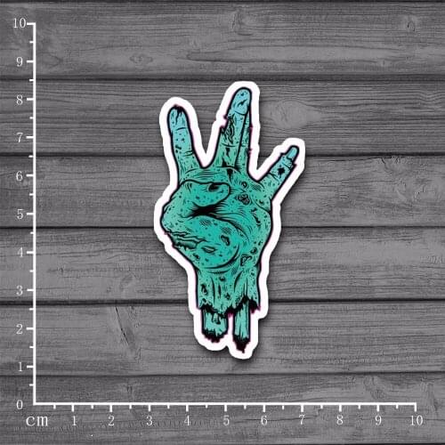 Day of the Dead Rock Stationery Sticker for DIY On Laptop Skin Kid Toy Skateboard Suitcase Luggage Fridge Home Decor[Single]