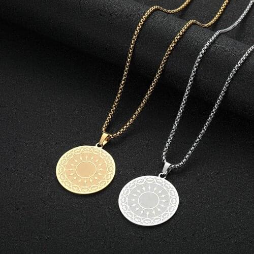 Cxwind Men Women Mandala Pendant Spiritual Pendant Necklace Mandala Disc Choker Charm Jewelry Kids Christmas Gift Drop Shipping