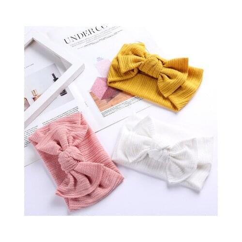 Baby Headbands For Newborn Hair Band Cute Baby Bow Flower Elastic Hairband Turban Haarband Baby Girl Hair Accessories