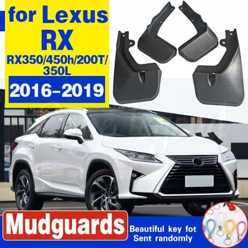 For LEXUS RX RX350 RX450h RX200T RX350L 2016 2017 2018 Mudflaps Splash Guards Front Rear Mudguards Fender Molded Mud Flap Flaps