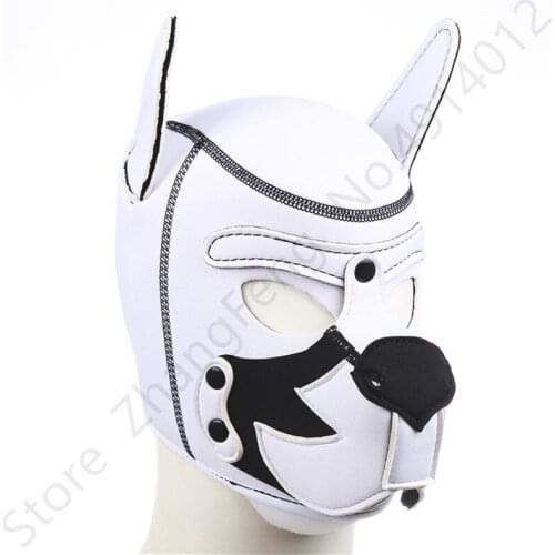 Cosplay Removable Mask Sex Shop Fetish Hood Headgear SM Bondage Erotic Adult Game Sex Product Sex Toys For Woman Couples Slave