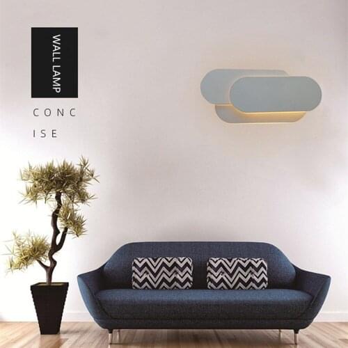 Creative simple bedroom head of the bed living room dining room hotel study corridor light LED tower stacked wall lights 18W