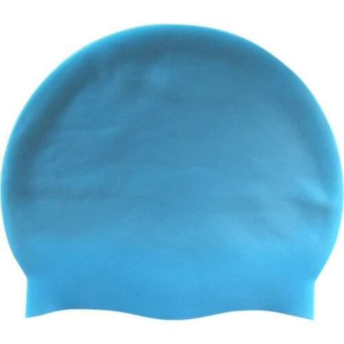 Summer Waterproof Swimming Caps Protect Ears Long Hair Sports Pool Hat Men Women Protect Ears Elastic Hat