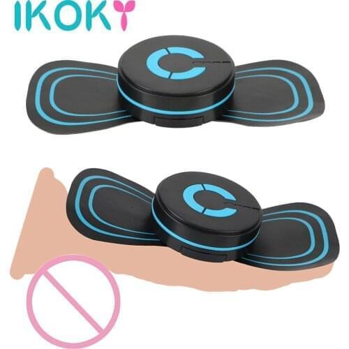 IKOKY Electric Shock Pad Adult Game Sex Toys for Women Nipple Clit Massage Penis Physical Therapy Patch Electrode Patches 6 Mode