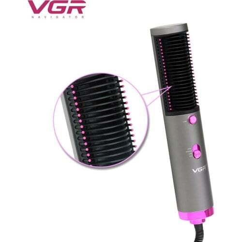 Professional Electric Curler Air Brush Hot Ceramic Straightening Heating Combs Home Use Quick Hair Styler Hair Dryer Universal