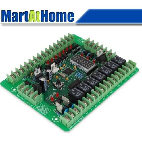 Free Shipping UC536 Programmable Logic Controller PLC Module Input 12V DC PWM Stepper Motor Driver Relay Board @CF