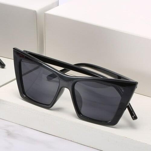 2021 New Arrival Cat Eye Sunglasses Women Men Fashion Vintage Beach Party Style PC Lens Frame Leopard Black Brand Designer UV400