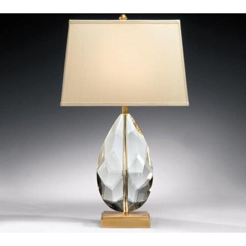 Nordic modern crystal led glass luminaria de mesa lampara escritorio dining room lamp bedside lamp
