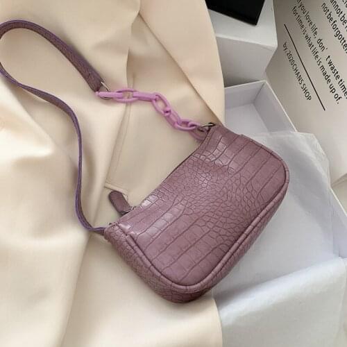 Lady Zipper Armpit Sling Handbag Women PU Leather Solid Color Hobo Shoulder Bags Light Wild Simple Female Daily Bag