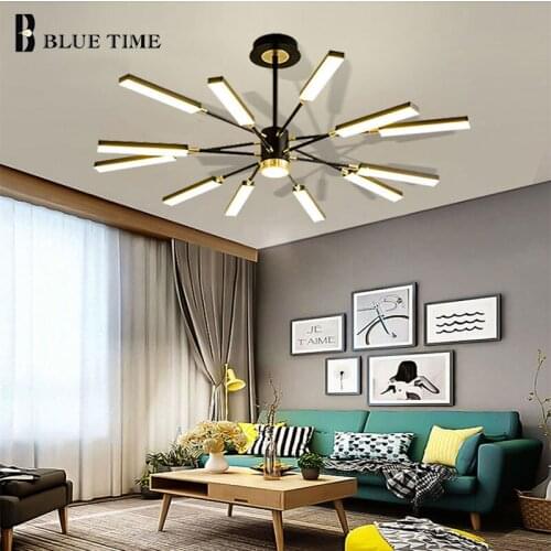 Led Chandeliers Hanging Lamp Metal Ceiling Chandelier Lighting for Living room Diningroom Kitchen Bedroom led luxury luminaires