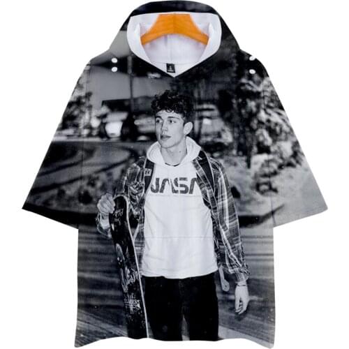 WAWNI Vinnie Hacker Hoodie Summer Hoody Hip Hop Tops Cool T-shirts Women Mens Clothes Top Loose Sale Tops Short Sleeves Tee