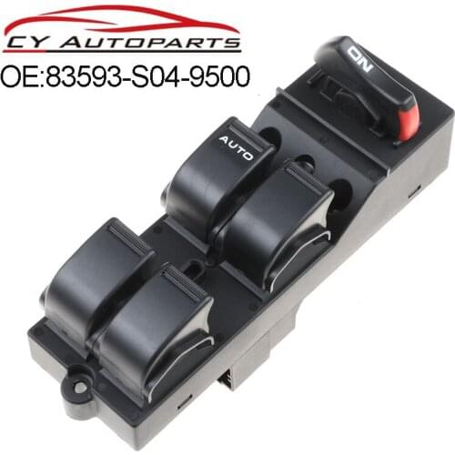 YAOPEI OE Number 83593-S04-9500 Power Window Switch Fit For Honda Civic CX EX HX LX Si 4 Door 1996-2000 83593S049500