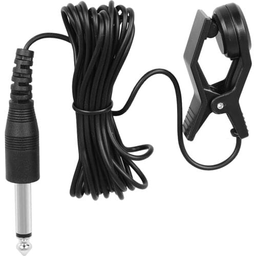 Clip on Microphone Piezo Pickup Transducer for Acoustic Guitar