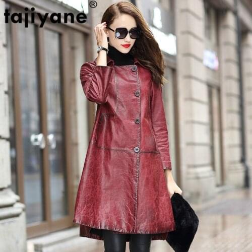 Leather Genuine Real Jacket Spring Autumn Coat Women Clothes 2021 Korean Vintage Sheepskin Coat Chaqueta Mujer BL18T929 ZT3094