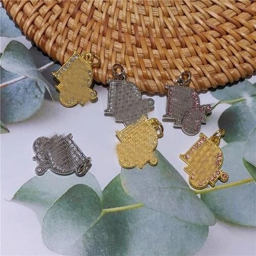 1lot=10pcs Upscale golden pearl diamond button clothes High-grade metal white buttons Sewing Handwork accessories DIY Pendant