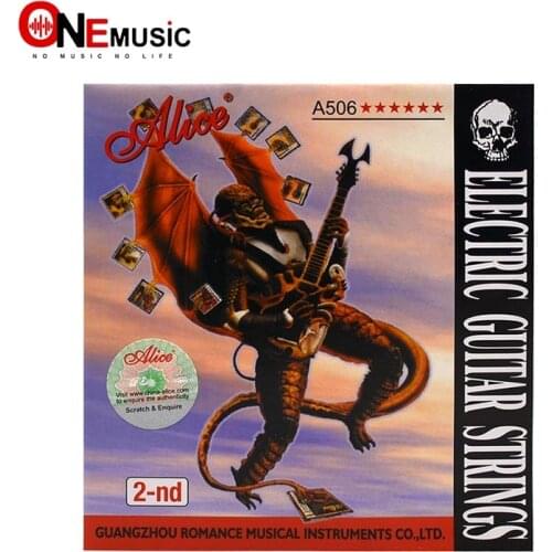 10pcs Alice A506 2rd Electric Guitar Strings Super Light .0.011 inch Steel Electric Guitar Strings